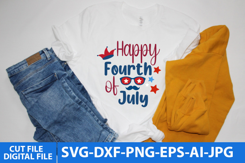 happy-fourth-of-july-svg-design