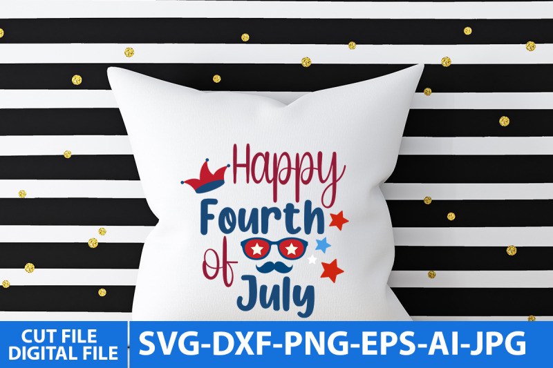 happy-fourth-of-july-svg-design