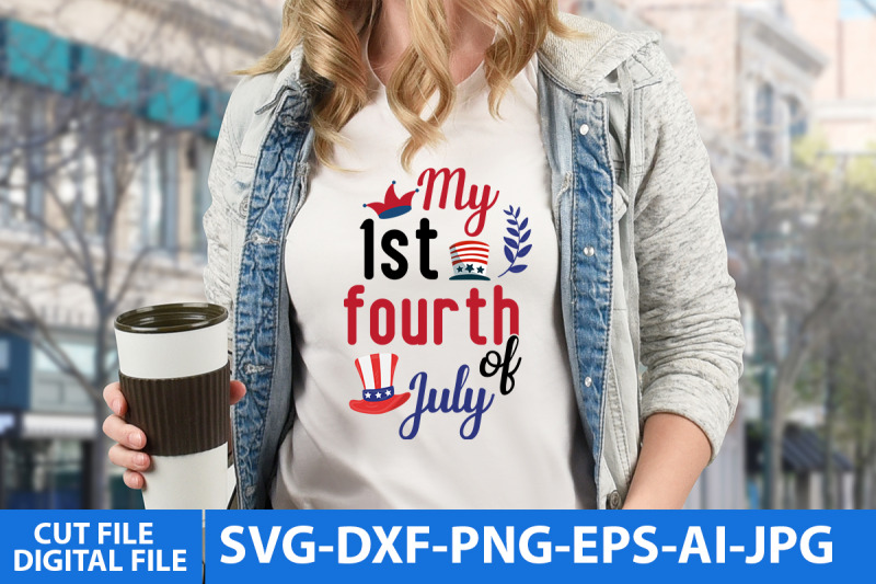 my-1st-fourth-of-july-svg-design