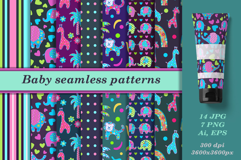 baby-seamless-patterns-digital-paper