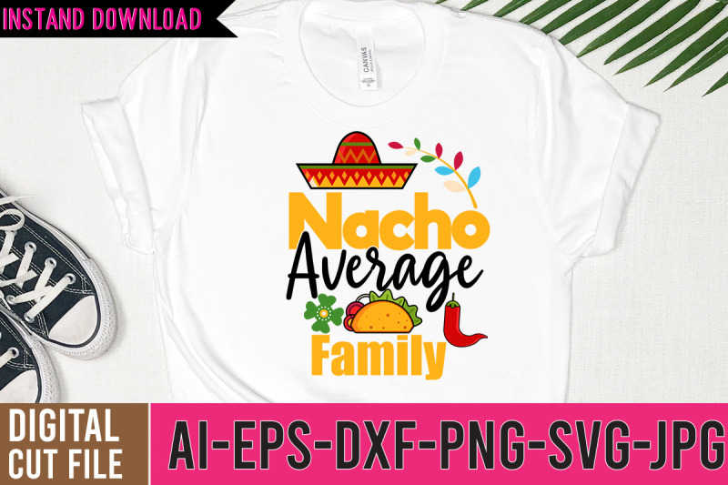 nacho-average-family-svg-cut-files