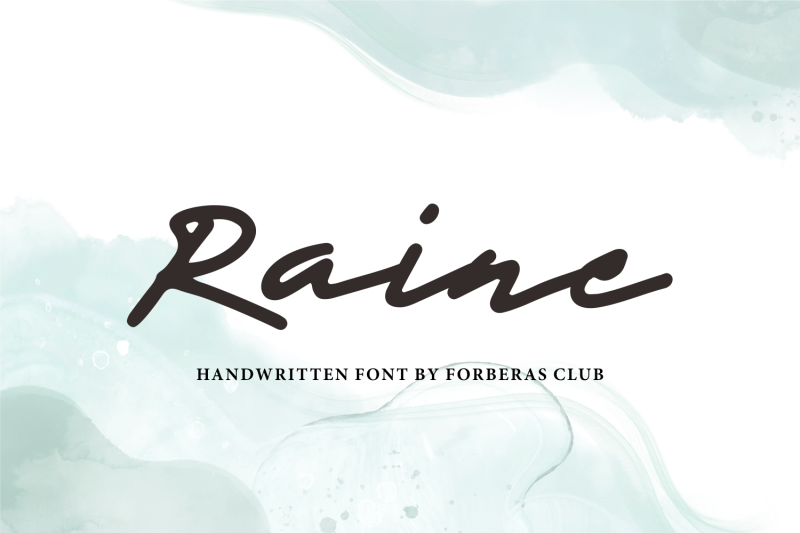 raine-handwritten-font