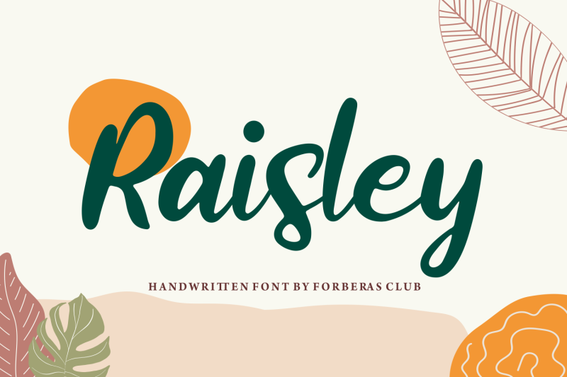 raisley-handwritten-font