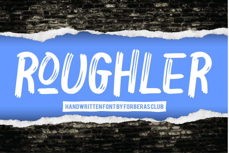 roughler-handwritten-font