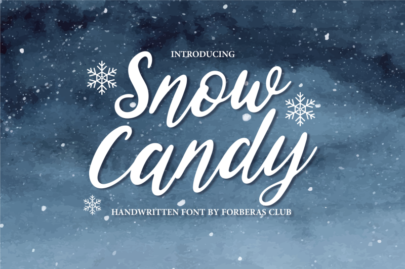 snow-candy-handwritten-font