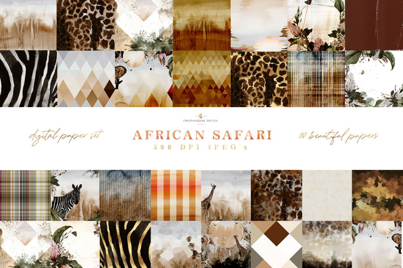 african-safari-digital-papers