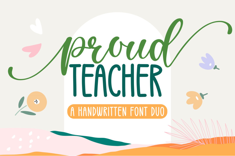 proud-teacher-a-handwritten-font-duo