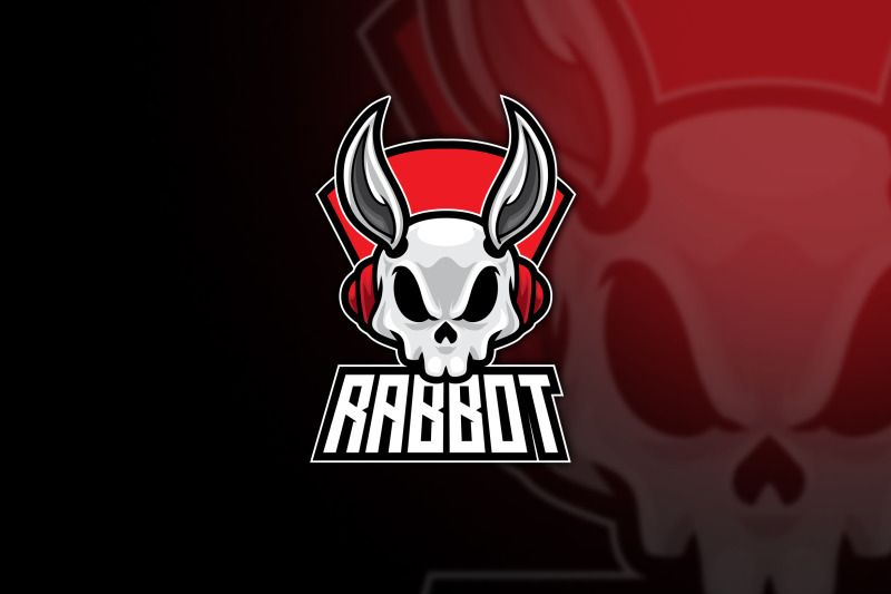 bunny-skull-esport-logo