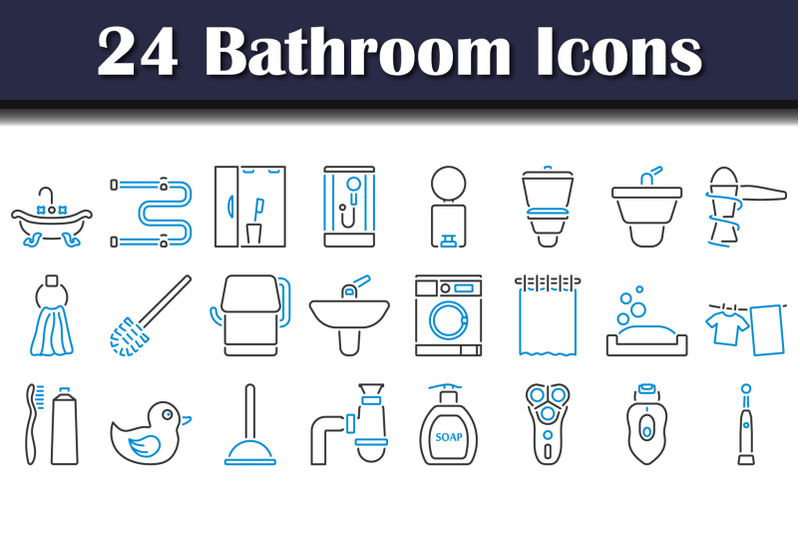 bathroom-icon-set