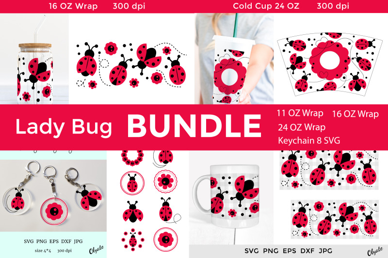 lady-bug-bundle-can-glass-cold-cup-mug-keychain