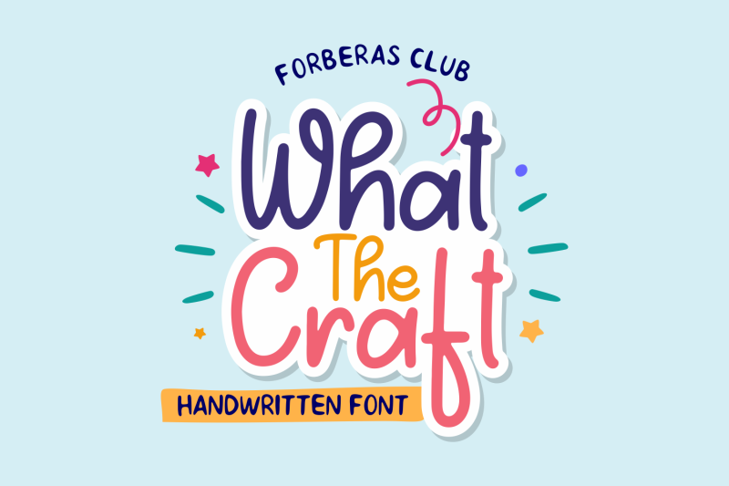 what-the-craft-handwritten-font