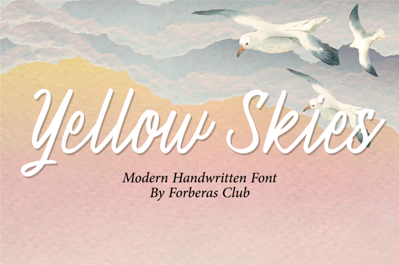 yellow-skies-modern-script-font