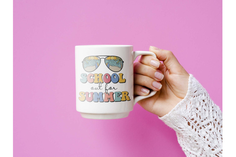 school-out-for-summer-sublimation-design