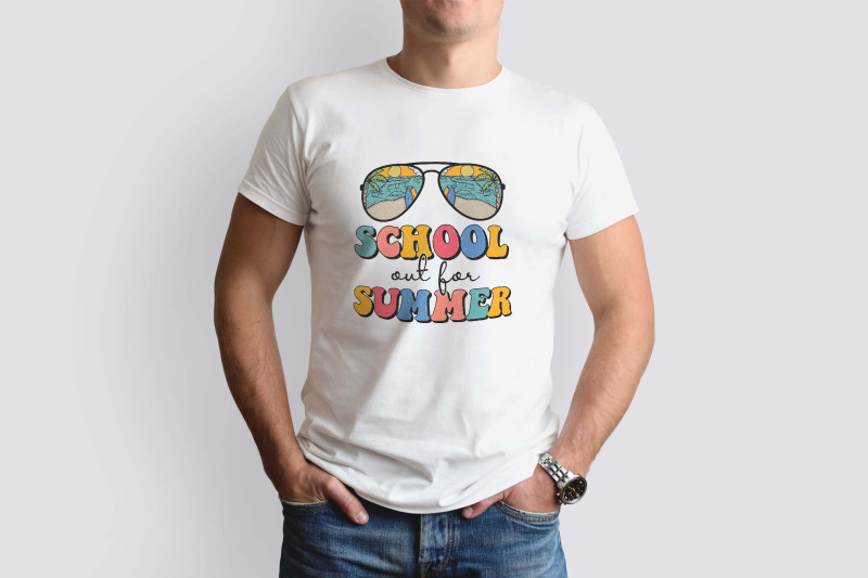 school-out-for-summer-sublimation-design