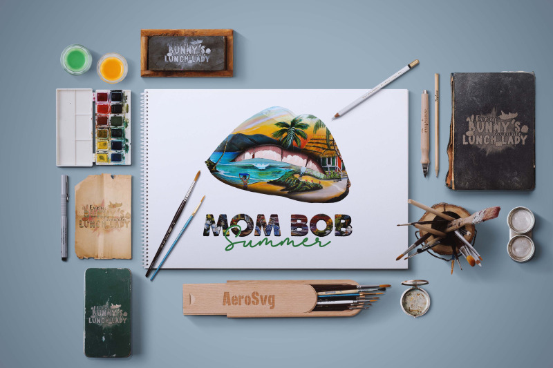 mom-bob-summer-sexy-lips-design