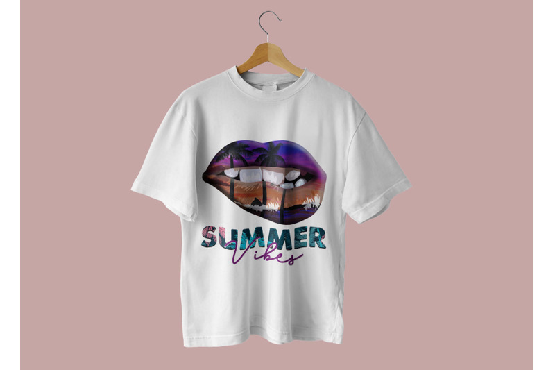 summer-vibes-sexy-lip-png-design