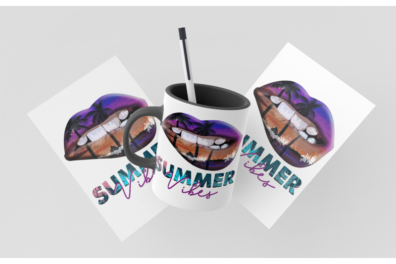 summer-vibes-sexy-lip-png-design