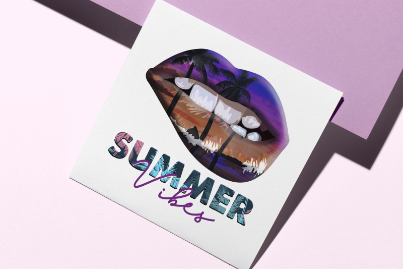 summer-vibes-sexy-lip-png-design