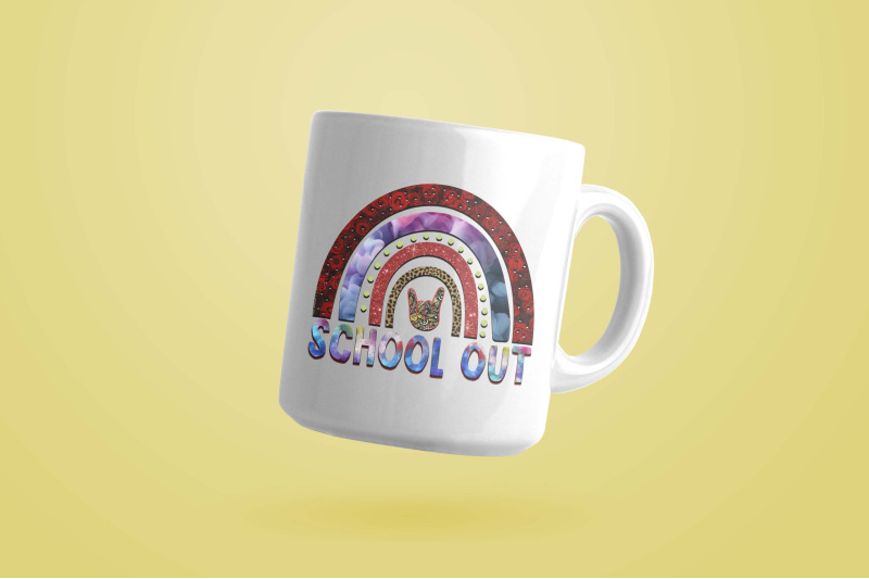 school-out-rainbow-sublimation-design