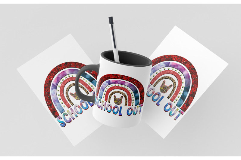 school-out-rainbow-sublimation-design