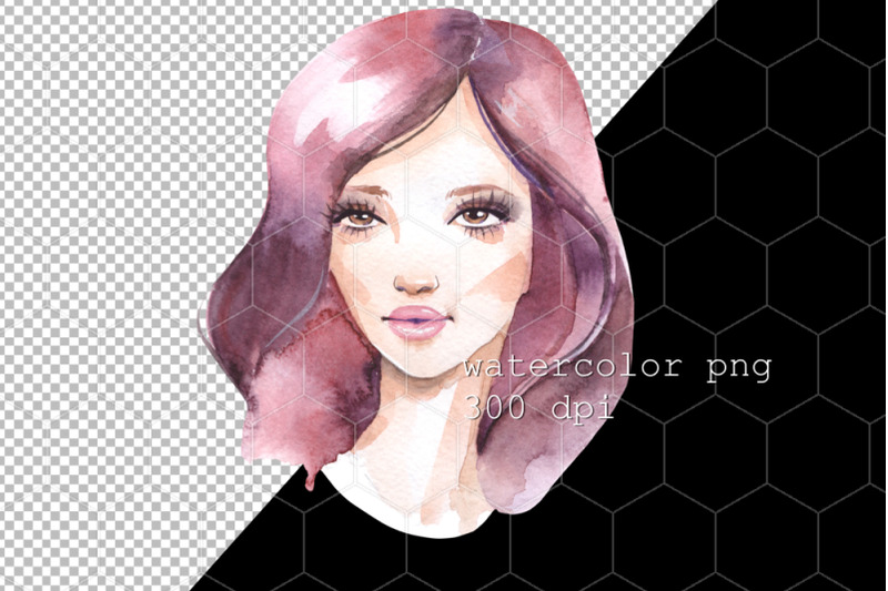 beautiful-girl-watercolor-png