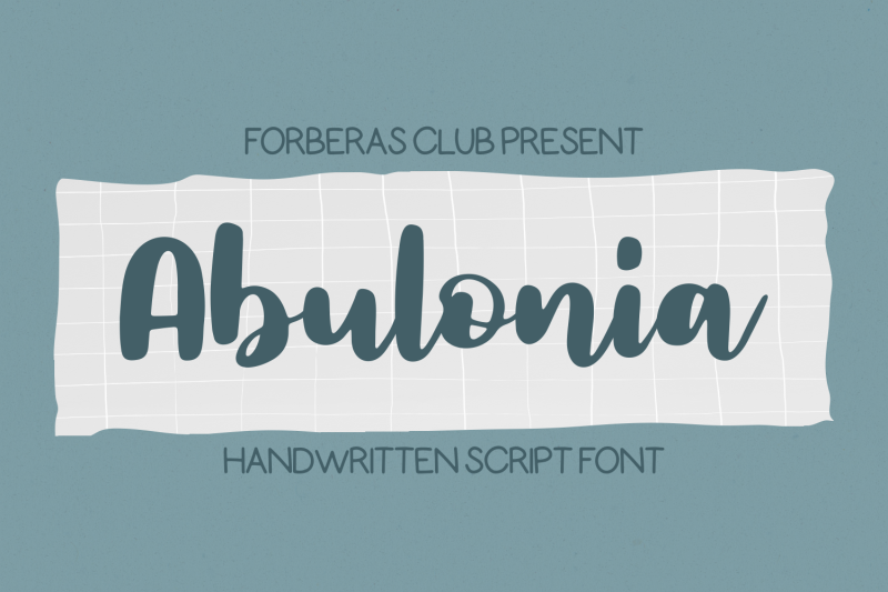 abulonia-handwritten-font
