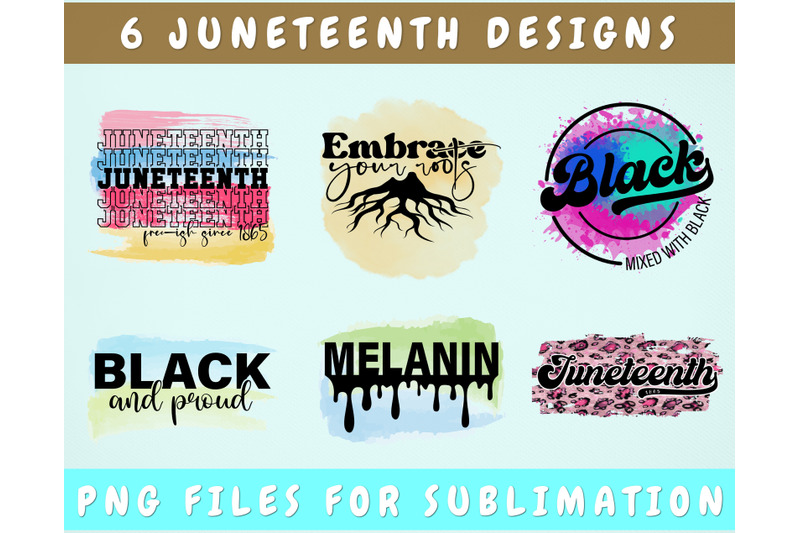 juneteenth-sublimation-designs-bundle-6-designs-free-ish-since-1865