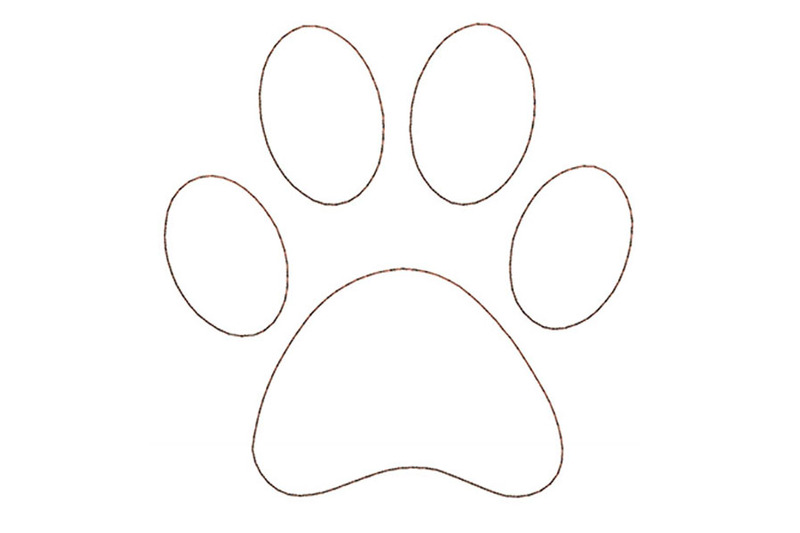 dog-paw-outline