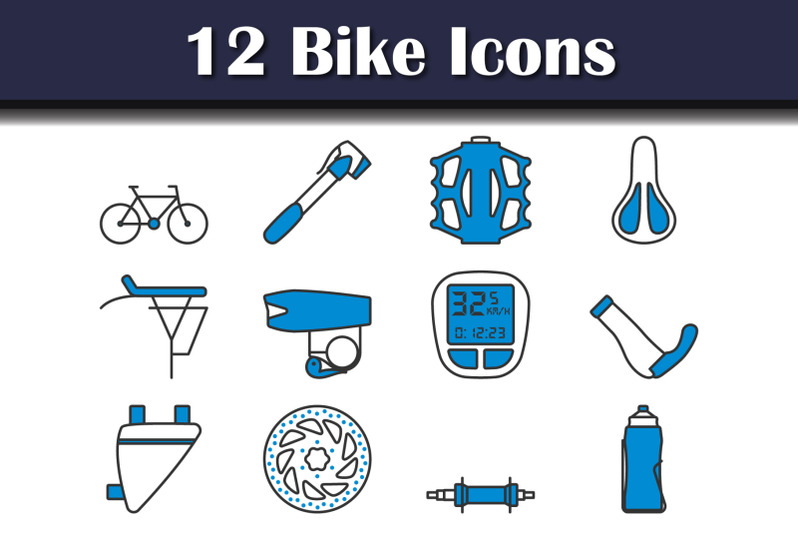 bike-icon-set