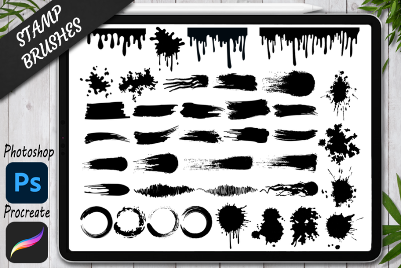 splatter-stamps-brushes-for-procreate-and-photoshop-brush-strokes