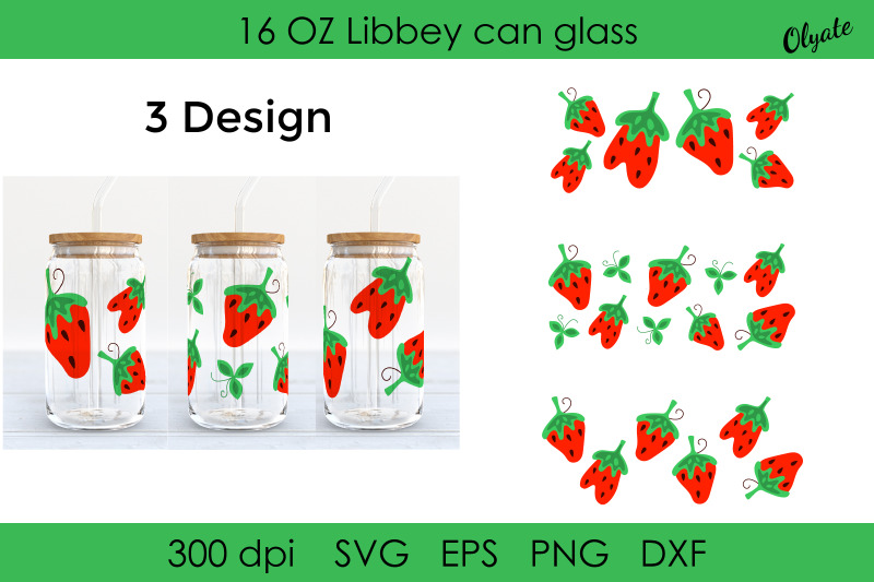 strawberry-can-glass-16-oz-wrap-strawberry-svg