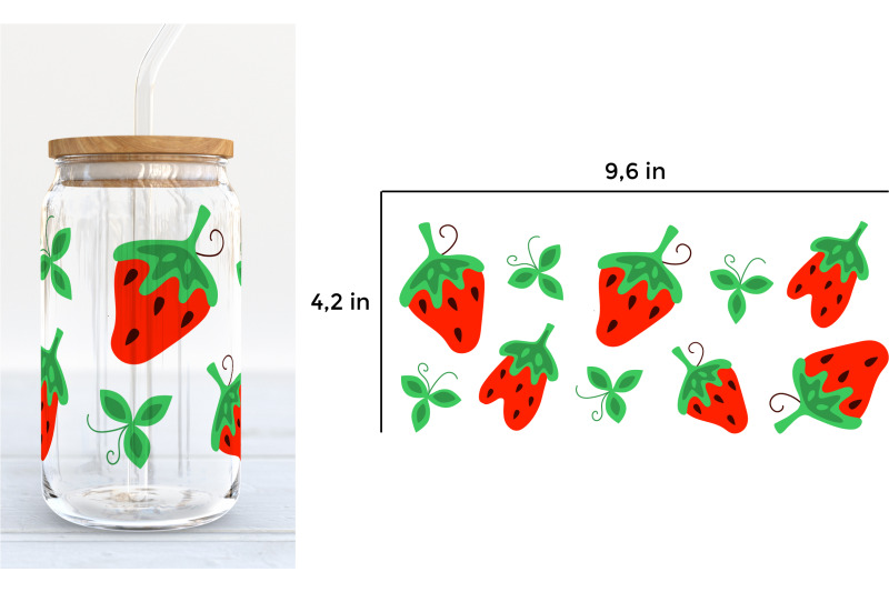 strawberry-can-glass-16-oz-wrap-strawberry-svg