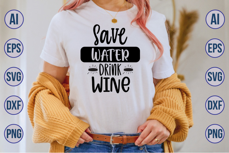 save-water-drink-wine-svg