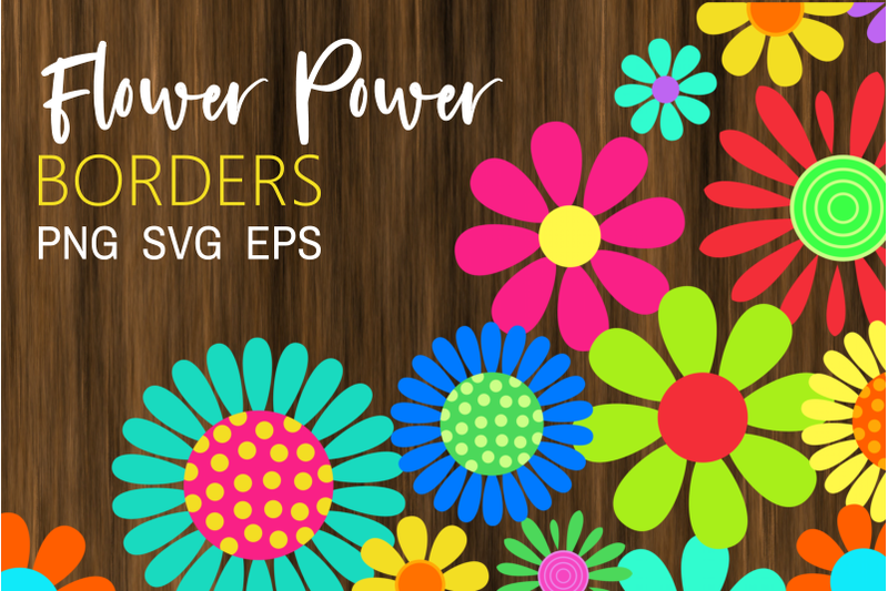 flower-power-retro-vector-page-borders