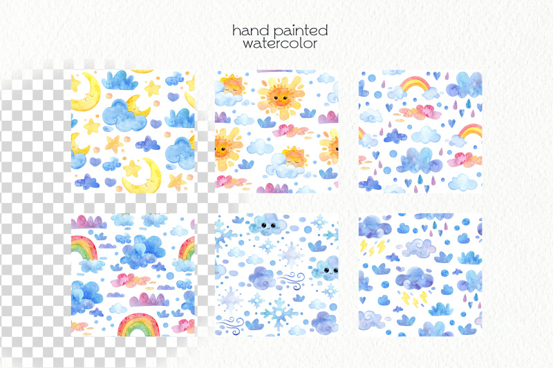 watercolor-weather-seamless-pattern