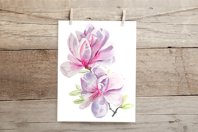 magnolia-print-patterns-clip-arts