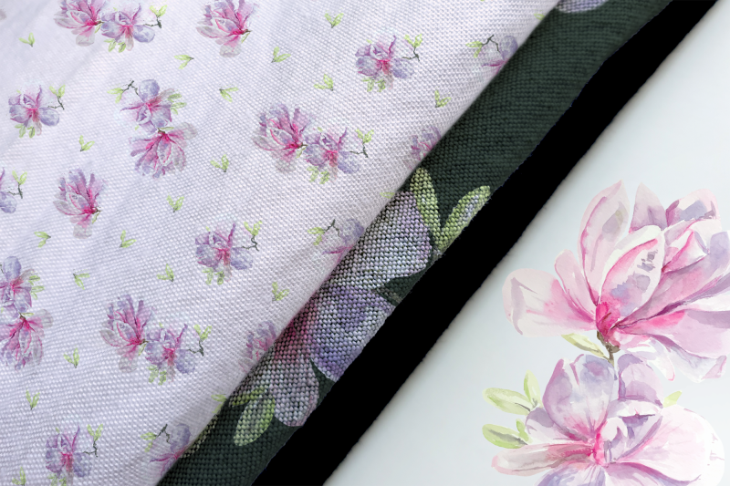 magnolia-print-patterns-clip-arts