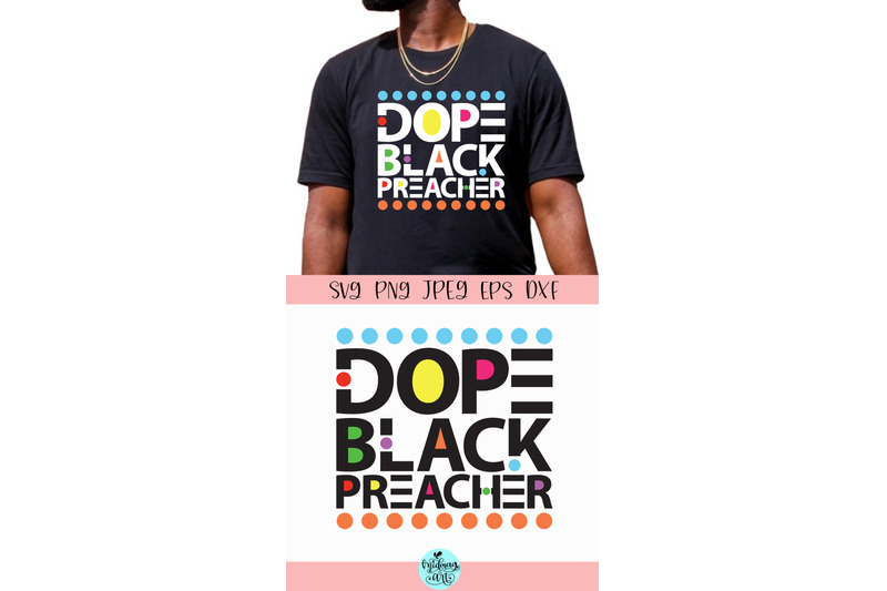 dope-black-preacher-svg-melanin-cut-file