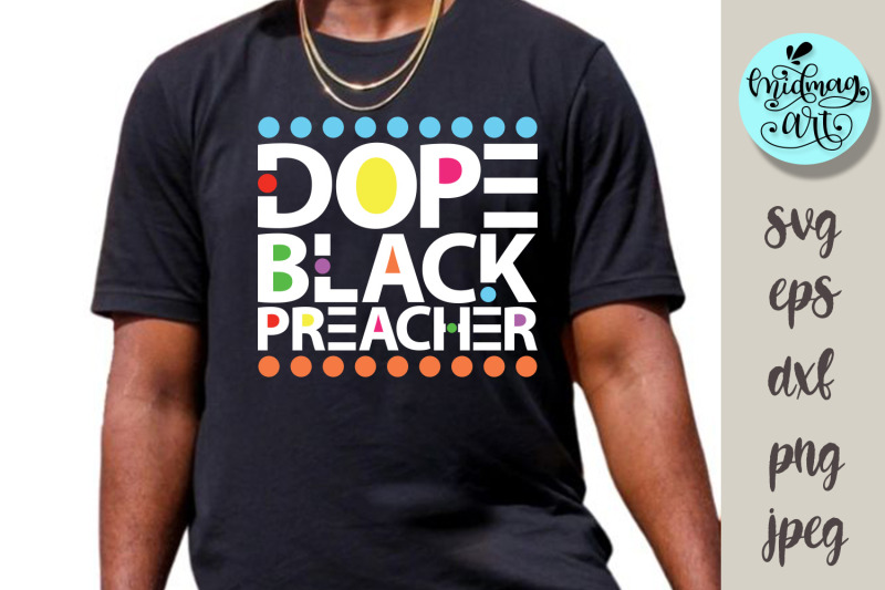 dope-black-preacher-svg-melanin-cut-file