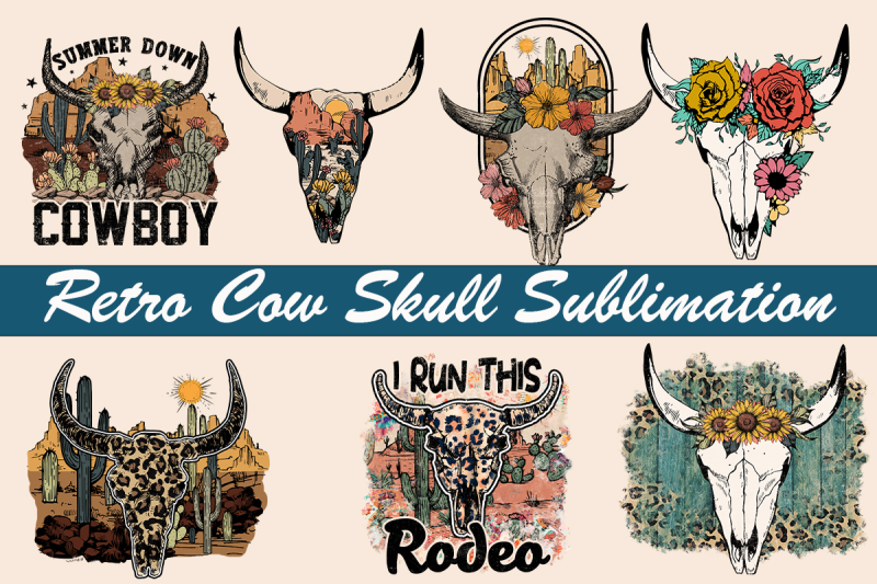 retro-cow-skull-desert-graphic-bundle