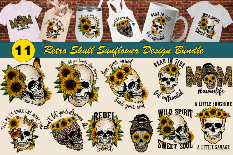skull-sunflower-graphich-bundle