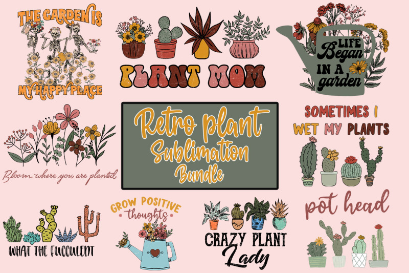 retro-plant-graphic-bundle