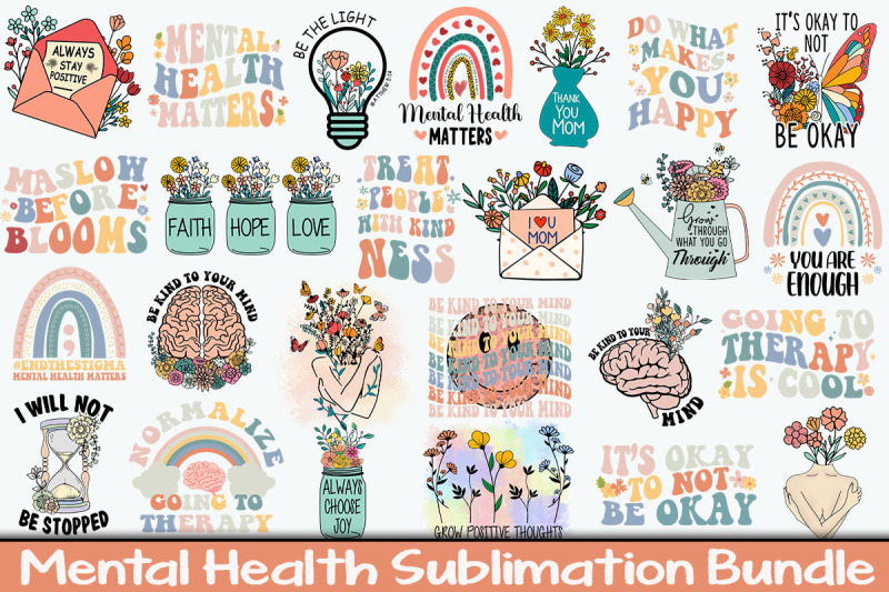 mental-health-graphic-bundle