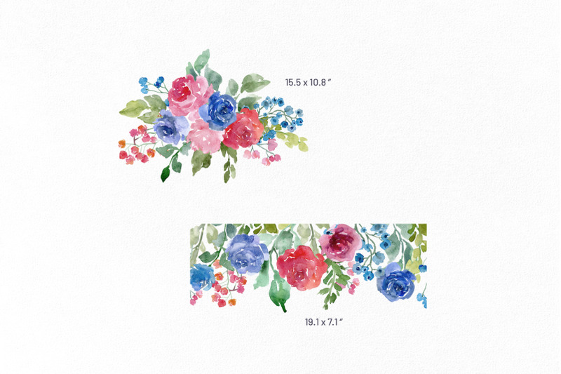 watercolor-red-amp-blue-flowers