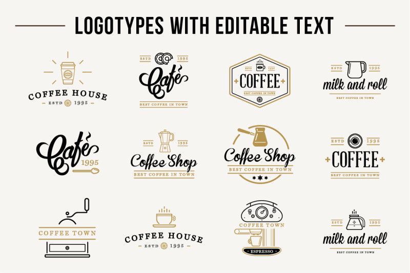 58-coffee-icons-amp-36-editable-logos