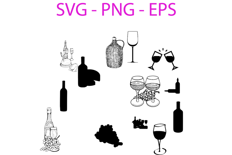 wine-silhouette-collections