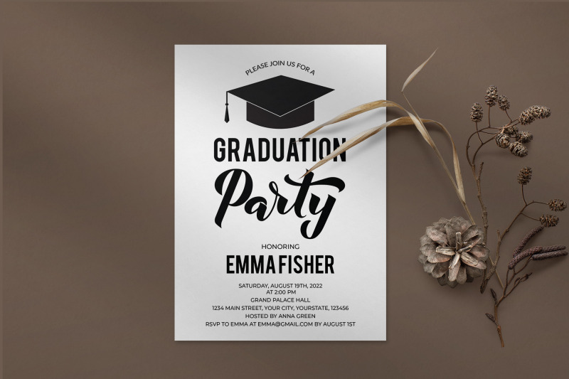 free printable graduation party invitations templates