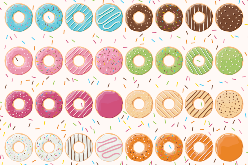 donuts-patterns-and-illustrations