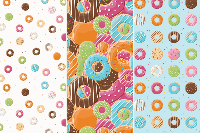 donuts-patterns-and-illustrations