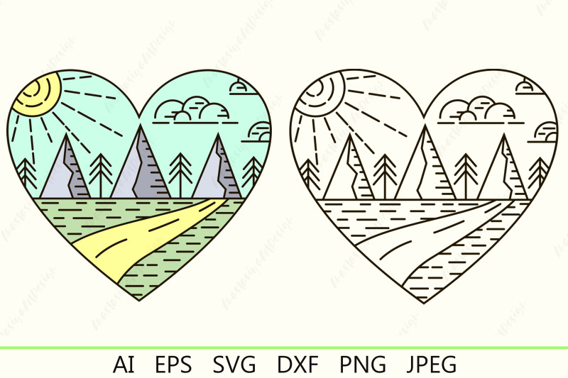 camping-outline-svg-nature-landscape-svg-outdoor-travel